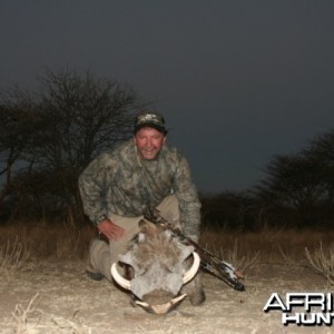 Bowhunting Warthog in Namibia