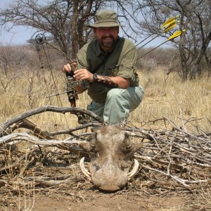 Bowhunting Warthog in Namibia