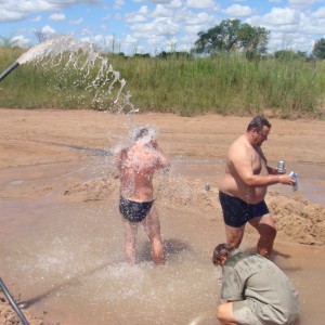 Temporary shower