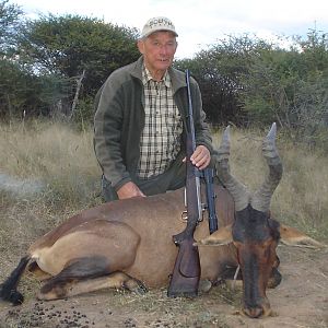 Hunting Red Hartebeest in Namibia