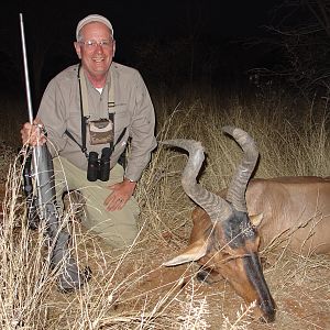 Hunting Red Hartebeest in Namibia