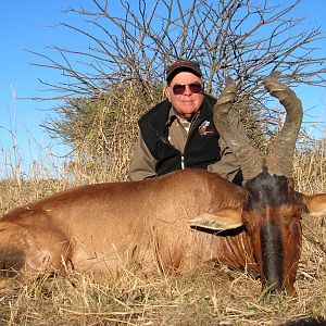 Hunting Red Hartebeest in Namibia