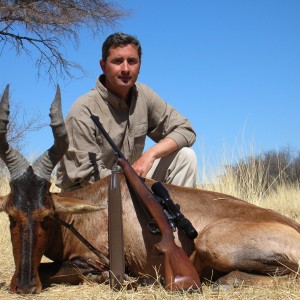 Hunting Red Hartebeest in Namibia