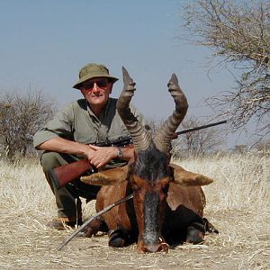 Hunting Red Hartebeest in Namibia