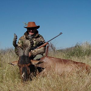 Hunting Red Hartebeest in Namibia