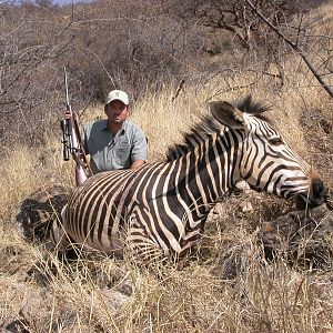 Hunting Hartmann's Mountain Zebra in Namibia