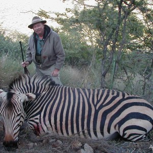 Hunting Hartmann's Mountain Zebra in Namibia