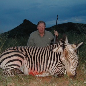 Hunting Hartmann's Mountain Zebra in Namibia