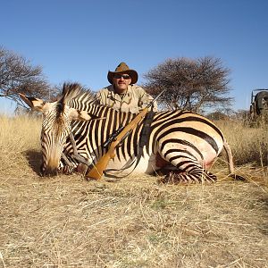 Hunting Hartmann's Mountain Zebra in Namibia