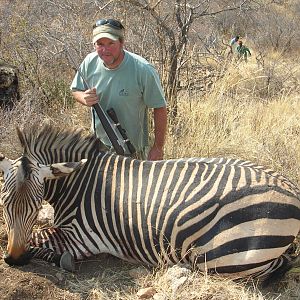 Hunting Hartmann's Mountain Zebra in Namibia