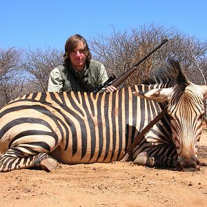 Hunting Hartmann's Mountain Zebra in Namibia