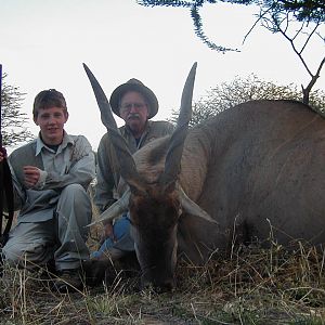 Hunting Cape Eland in Namibia