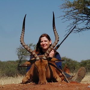 Hunting Impala in Namibia