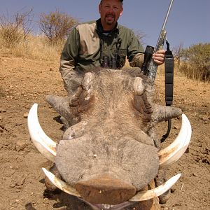 Hunting Warthog in Namibia