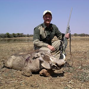 Hunting Warthog in Namibia