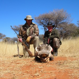 Hunting Warthog in Namibia