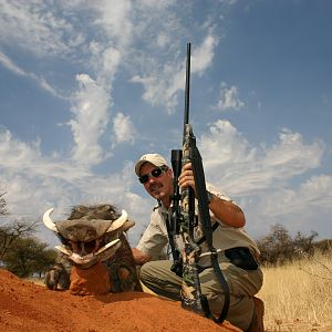 Hunting Warthog in Namibia