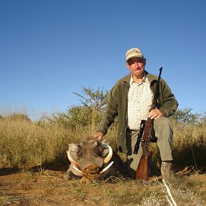 Hunting Warthog in Namibia