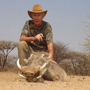 Hunting Warthog in Namibia