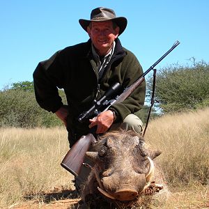 Hunting Warthog in Namibia