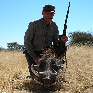 Hunting Warthog in Namibia