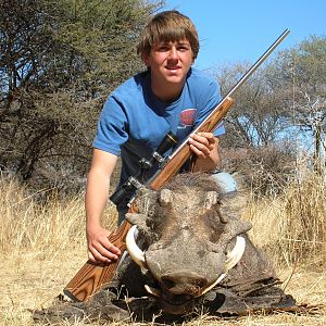 Hunting Warthog in Namibia