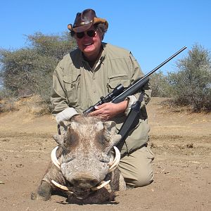 Hunting Warthog in Namibia