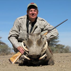 Hunting Warthog in Namibia