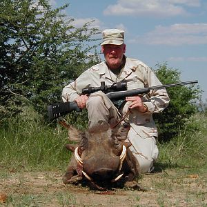 Hunting Warthog in Namibia