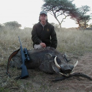 Hunting Warthog in Namibia