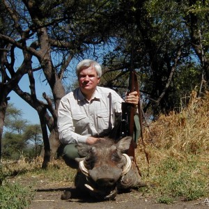 Hunting Warthog in Namibia