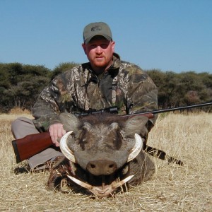 Hunting Warthog in Namibia