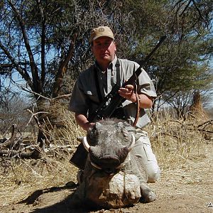 Hunting Warthog in Namibia