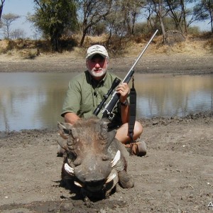 Hunting Warthog in Namibia