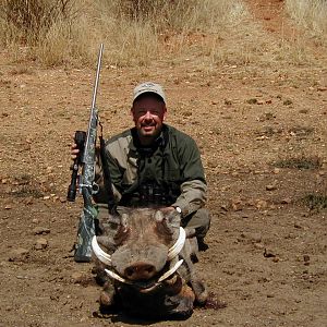 Hunting Warthog in Namibia