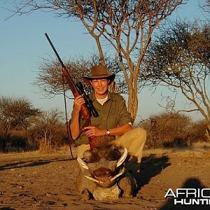 Hunting Warthog in Namibia