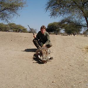 Hunting Warthog in Namibia