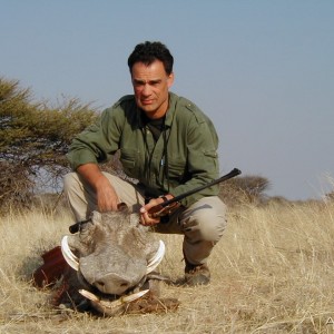 Hunting Warthog in Namibia