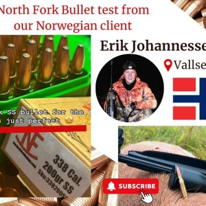 North Fork Bullet Cal.338 SS Test