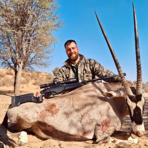 Gemsbuck Hunt Kalahari South Africa