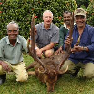 Hunting Rusa Deer Mauritius