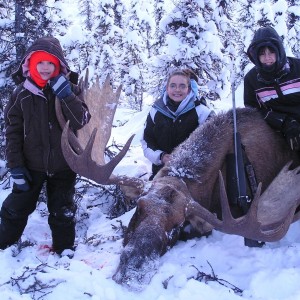 My daughters first BULL MOOSE