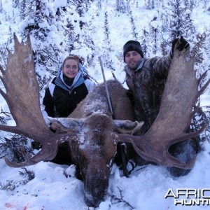 My daughters first BULL MOOSE