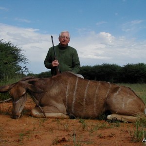 Hunting Greater Kudu Female in Namibia