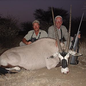 Hunting Gemsbok in Namibia