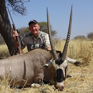 Hunting Gemsbok in Namibia