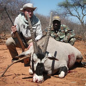 Hunting Gemsbok in Namibia