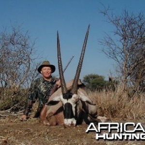 Hunting Gemsbok in Namibia