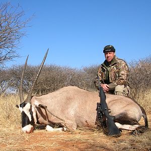 Hunting Gemsbok in Namibia