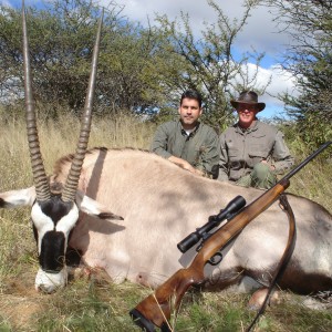 Hunting Gemsbok in Namibia